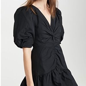 $495 NWT Rebecca Taylor Black Taffeta Dress -4